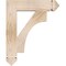 Ekena Millwork Westlake Arts & Crafts Smooth Bracket, Douglas Fir, 3 1/2"W x 18"D x 22"H BKT04X18X22WTL03SDF - alternate 3